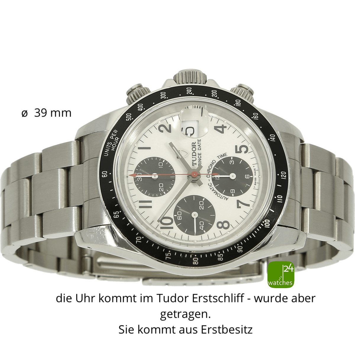 Tudor Prince Date Chrono liegend