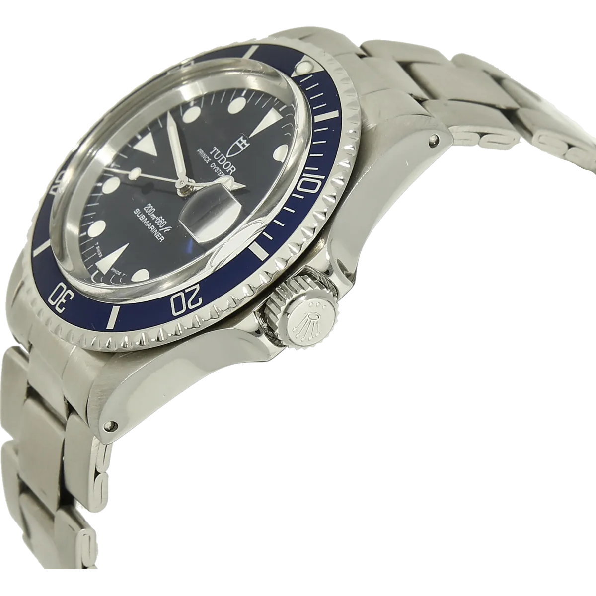 Tudor Submariner 79090 blue Gehaeuse rechts