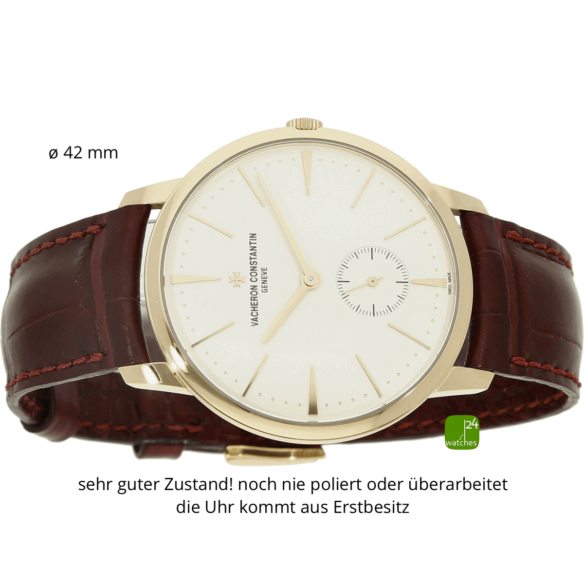 VC Patrimony 42 mm Rotogld liegend