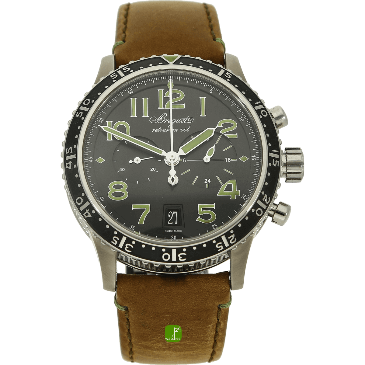Breguet Typ XXI lim gruen 3815TI stehend
