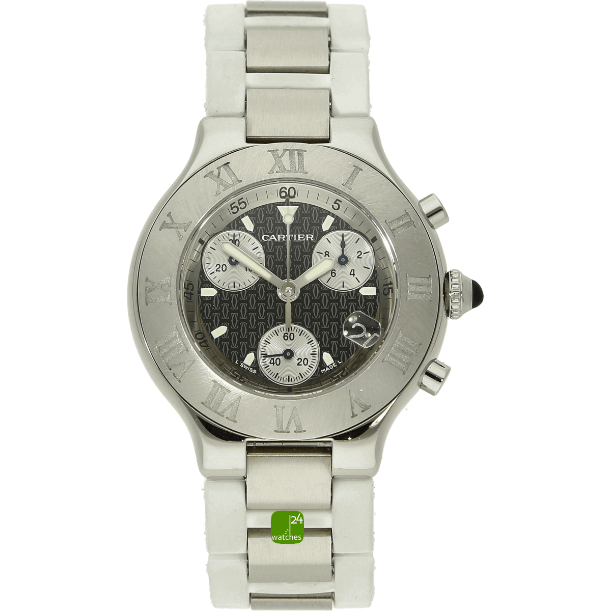 Cartier must 31 chronosaph 2424 stehend