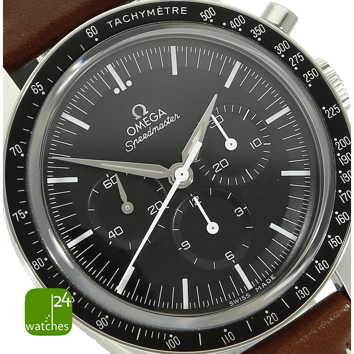 lim first Omega Moonwatch in Space Zifferblatt