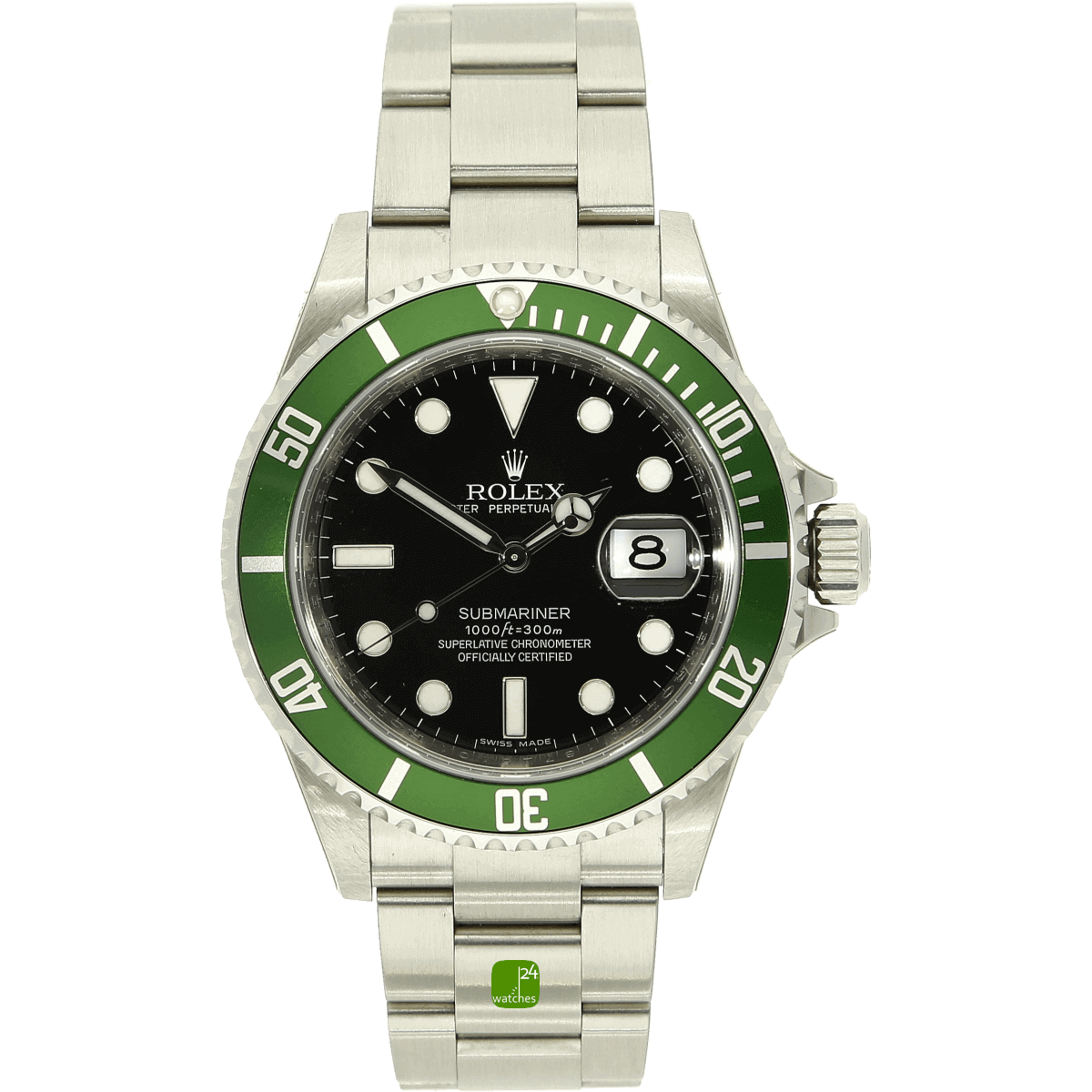 Rolex Submariner Kermit 16610LV stehend