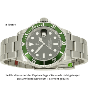 Rolex Submariner Kermit 16610LV liegend