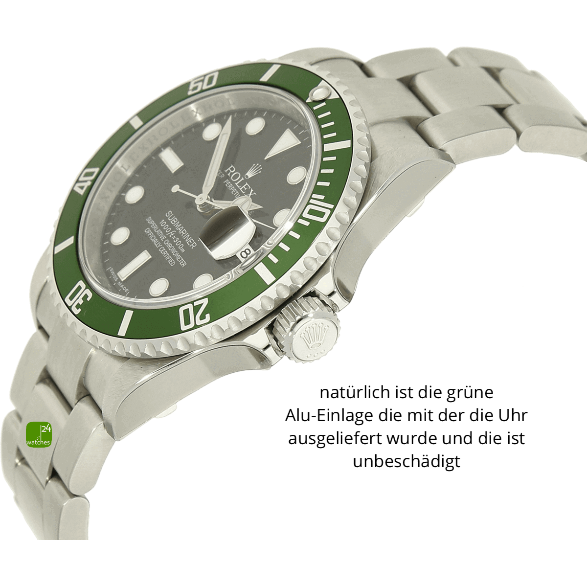 Rolex Submariner Kermit 16610LV Gehaeuse rechts