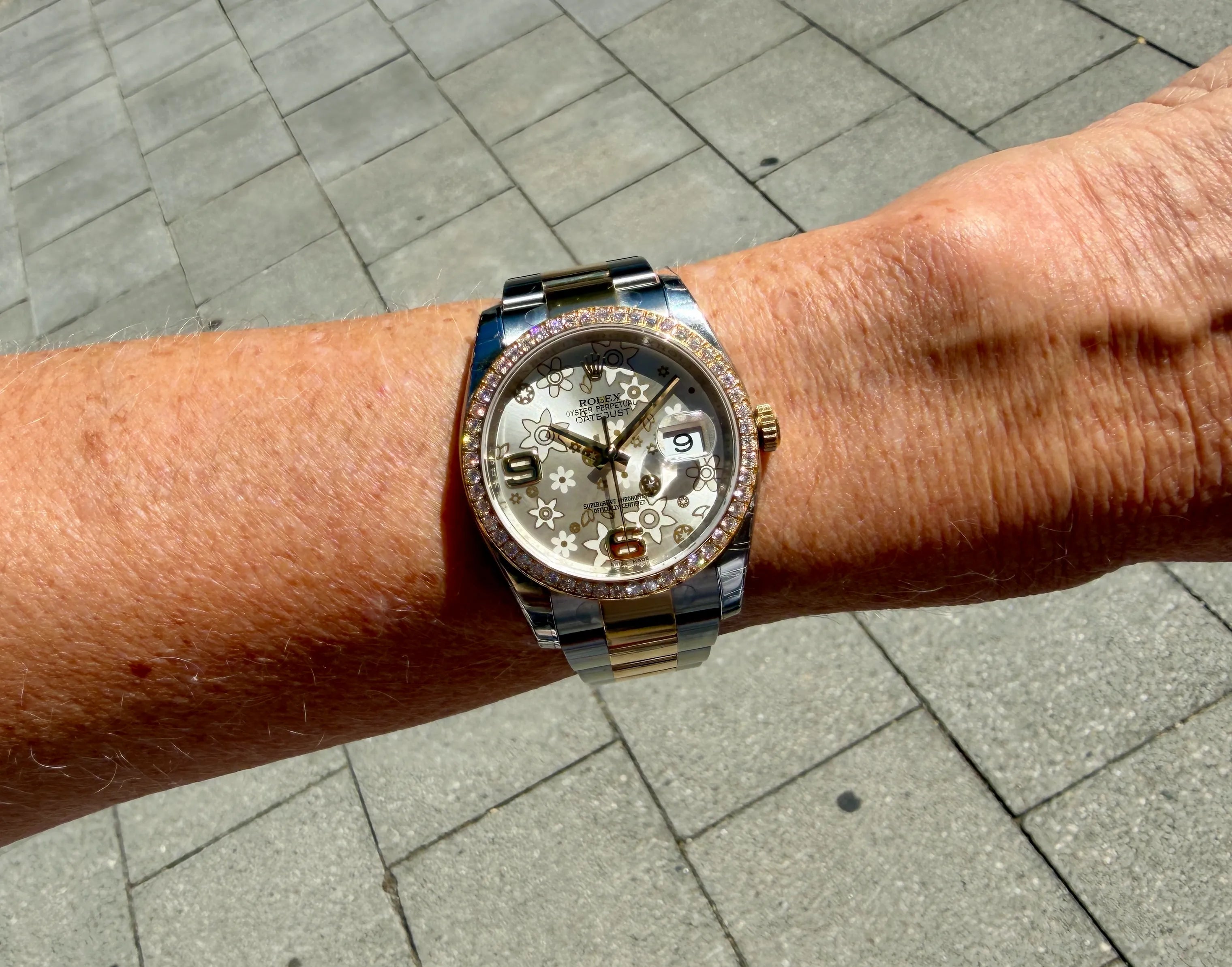 Rolex Datejust 116243 orig Dia am Arm 2