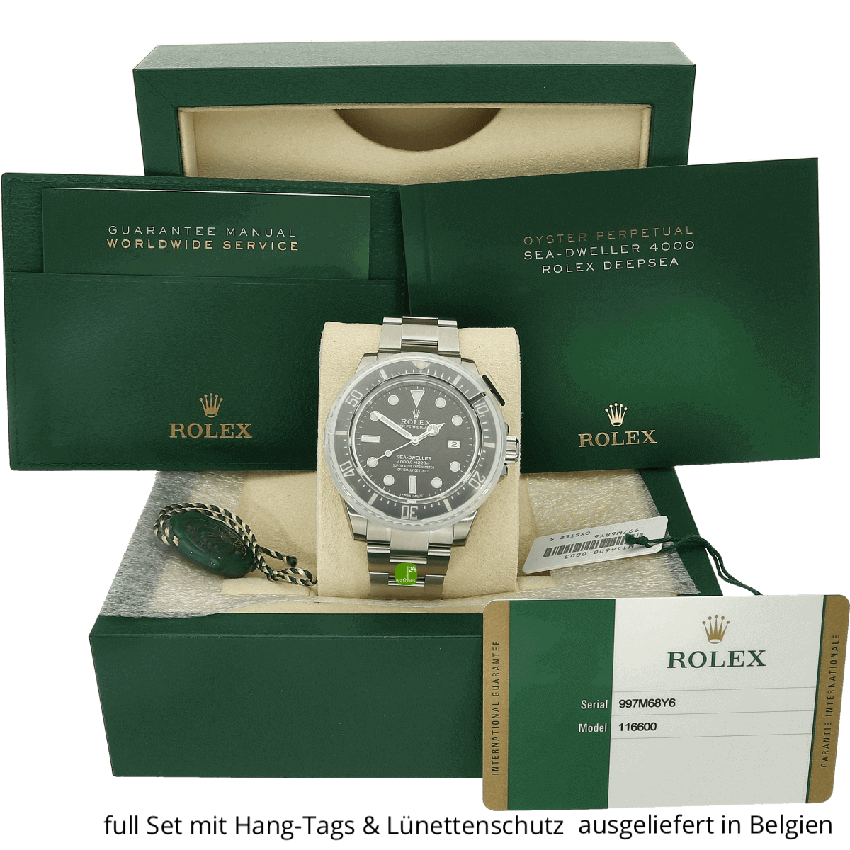 Rolex Sea Dweller 116600 mit Papieren