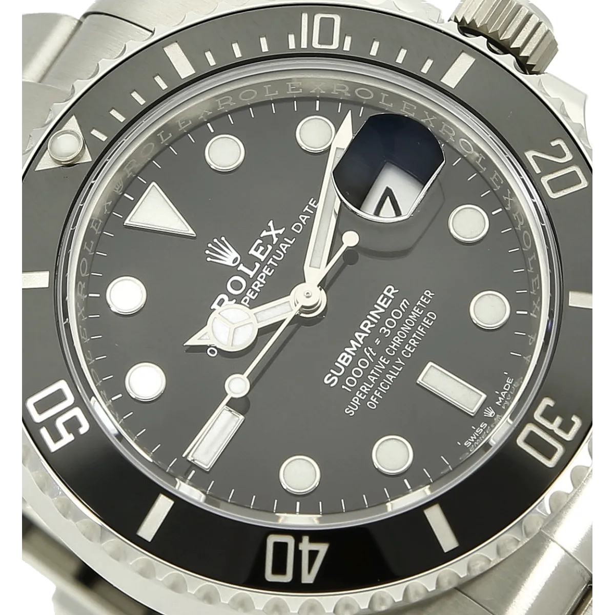 neue Rolex Submariner 126610LN 2022 Zifferblatt