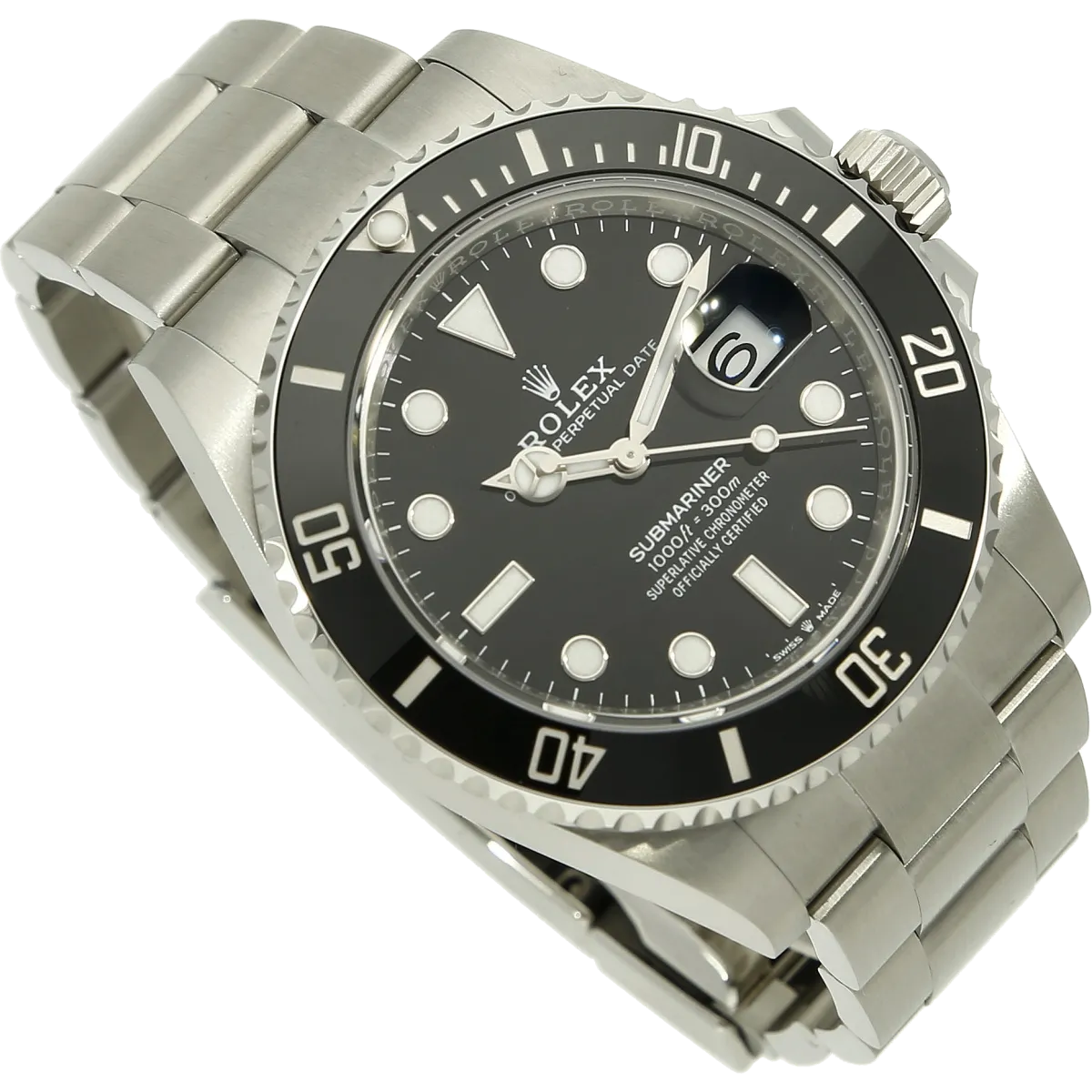 Rolex Submariner Date neu halb liegend
