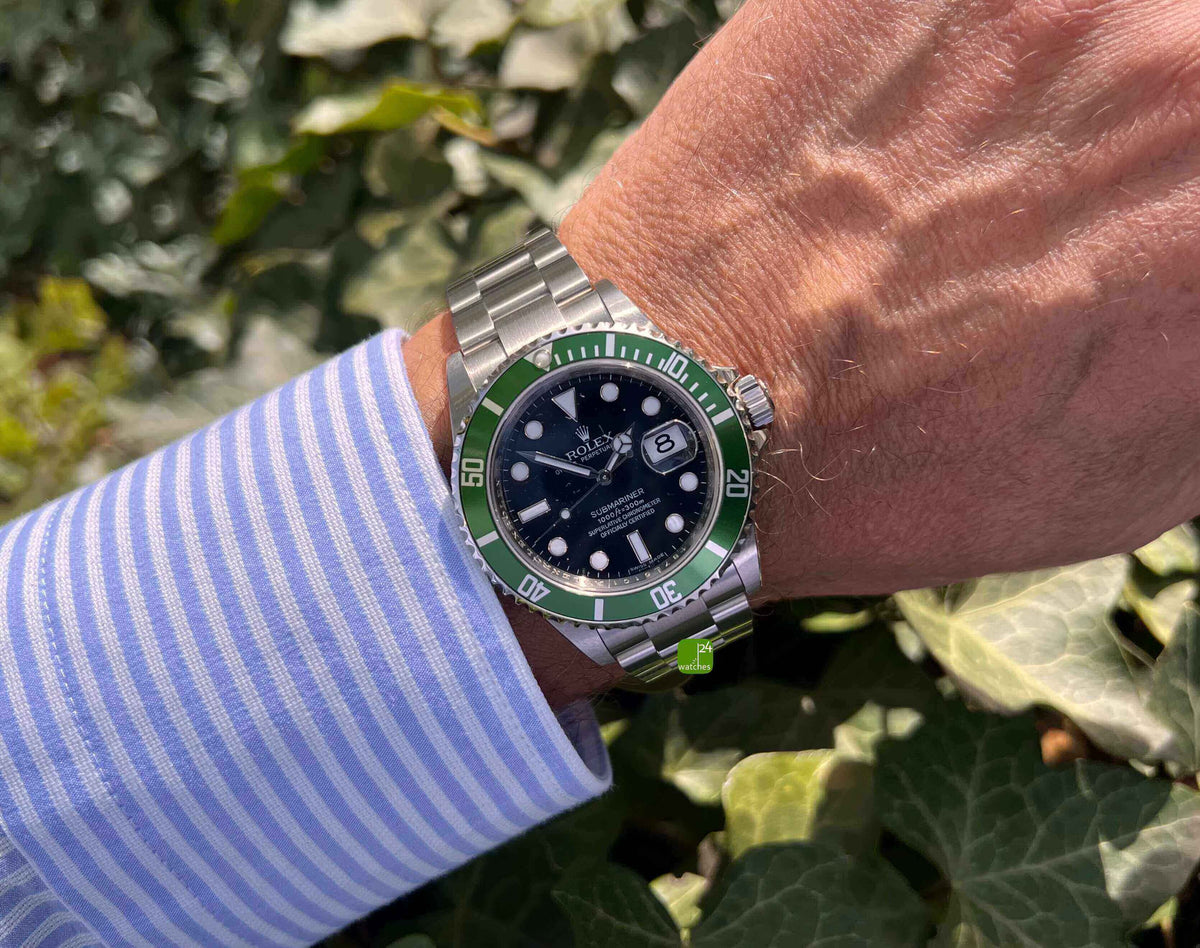 Rolex Submariner Kermit 16610LV am Arm
