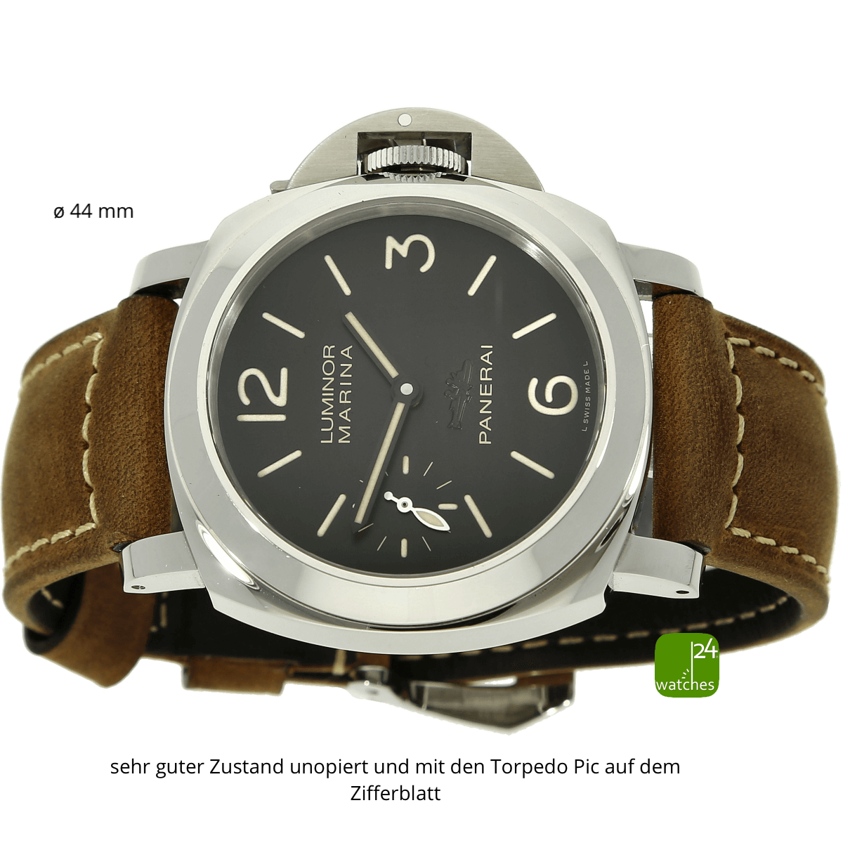 das Wildelderarmband der Panerai Munich hat keine Gebrauchsspuren