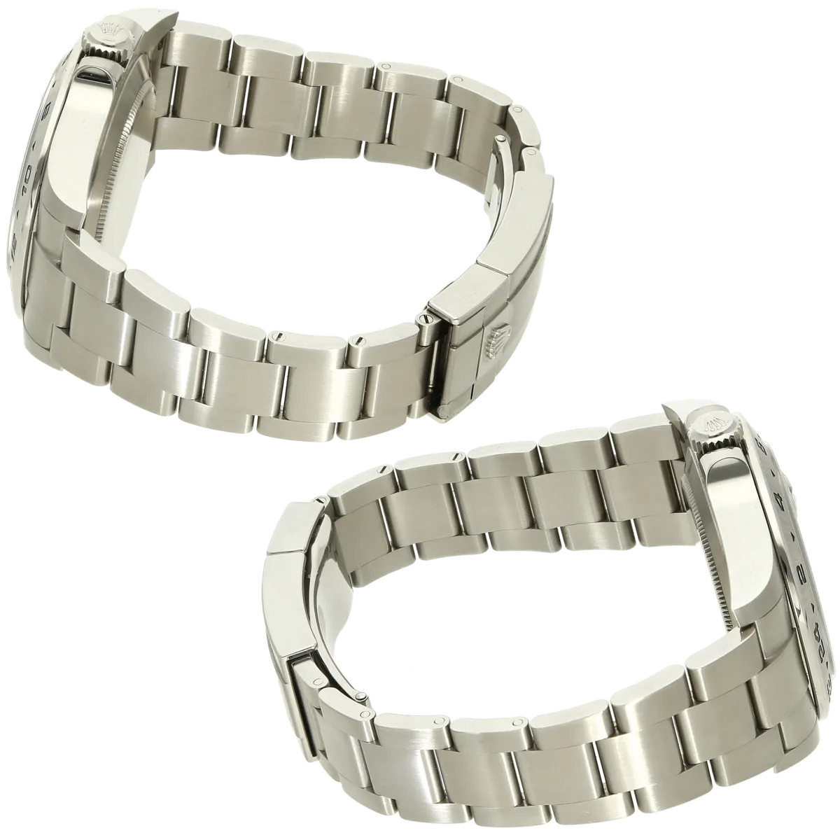 Rolex Explorer II 216570 2022 Armband links rechts