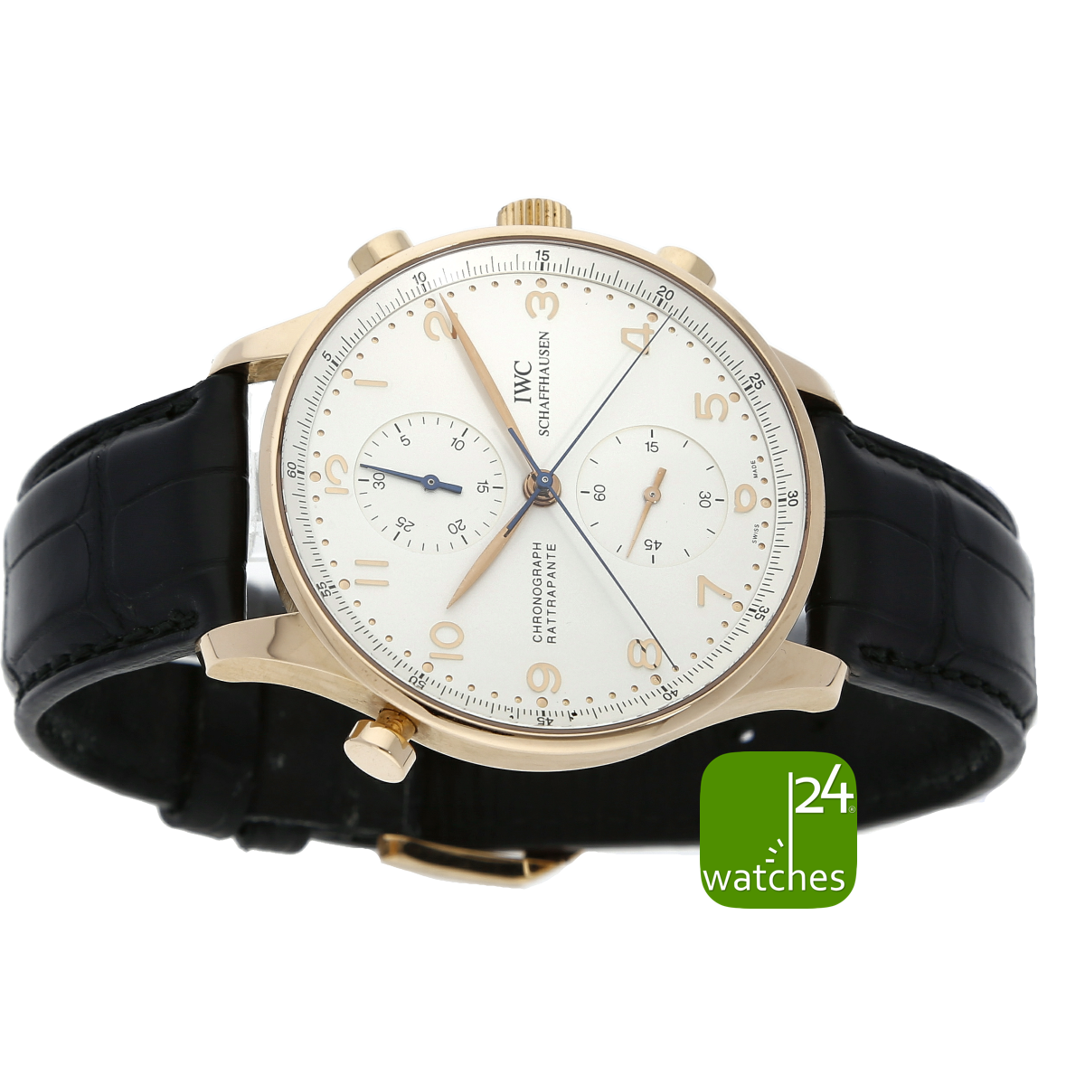 IWC Portugieser Rattrapante 750 ROTGOLD IW371203 B & P