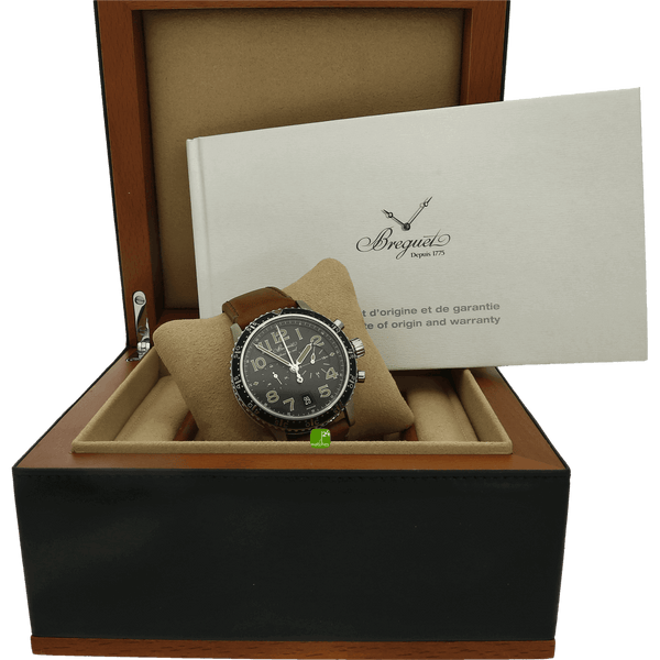 Breguet Typ XXI lim gruen 3815TI mit Papieren 
