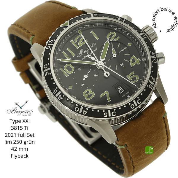 Breguet Typ XXI lim gruen 3815TI halb liegend 