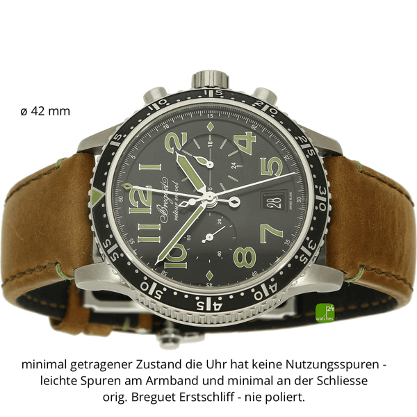 Breguet Typ XXI lim gruen 3815TI liegend 