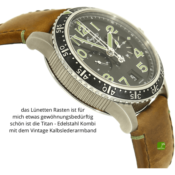 Breguet Typ XXI lim gruen 3815TI Gehaeuse links 