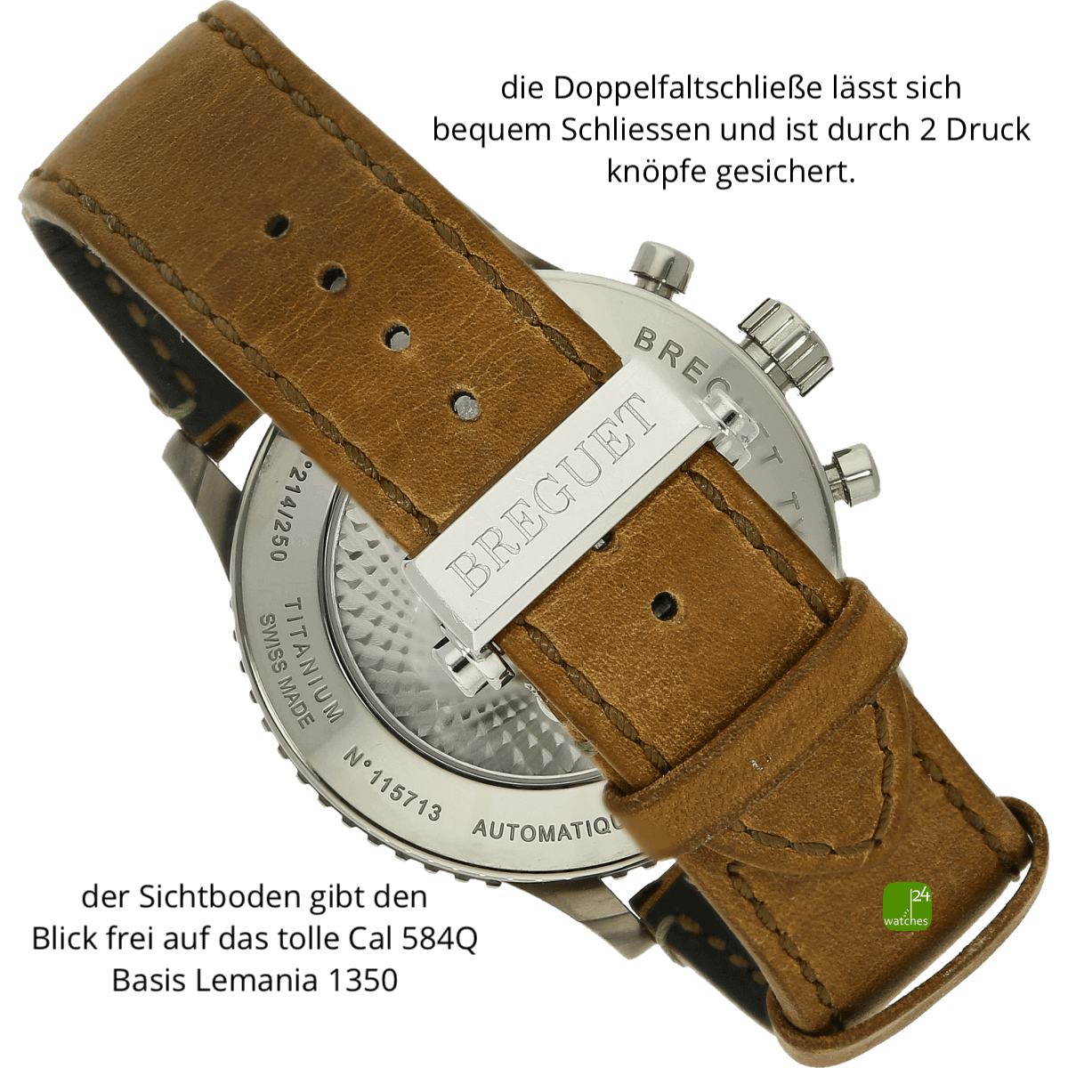 Breguet Typ XXI lim gruen 3815TI Schliesse zu 