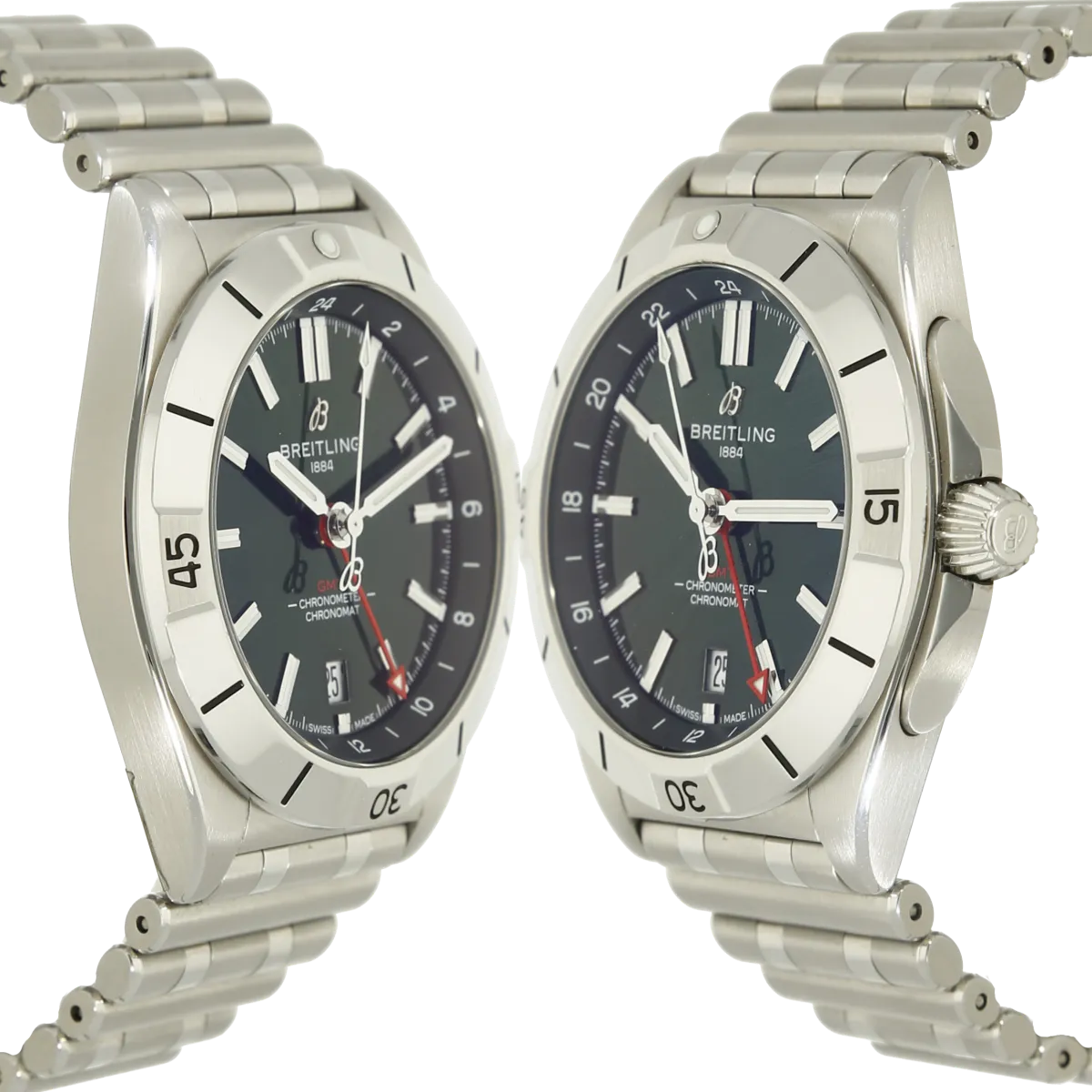 Breitling Chronomat GMT A32398101L1A1 Gehause links rechts 