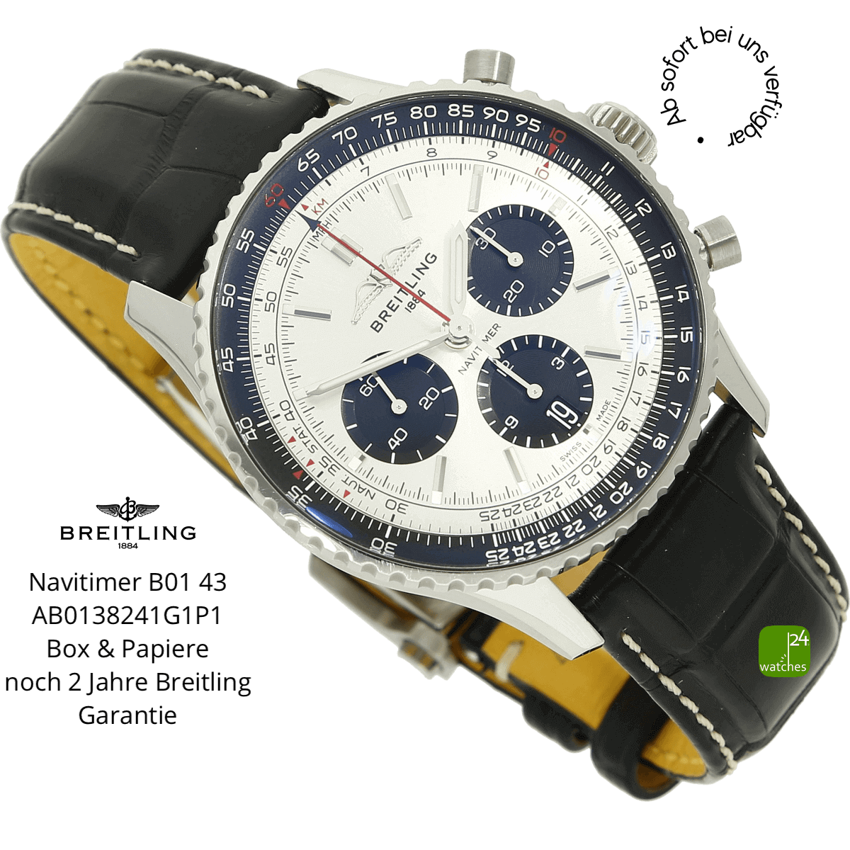 BREITLING NAVITIMER B01 43 mm Silber