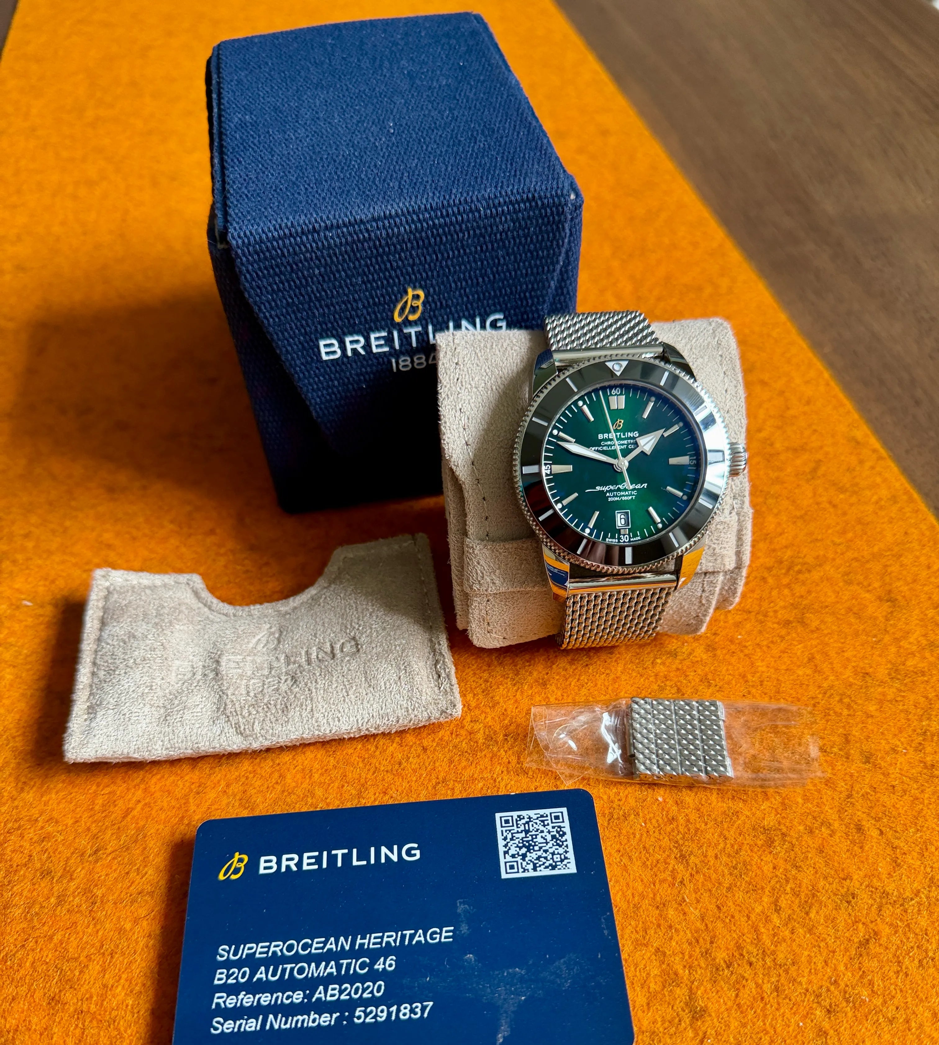 Breitling Superocean Heritage 46 mm full Set B20
