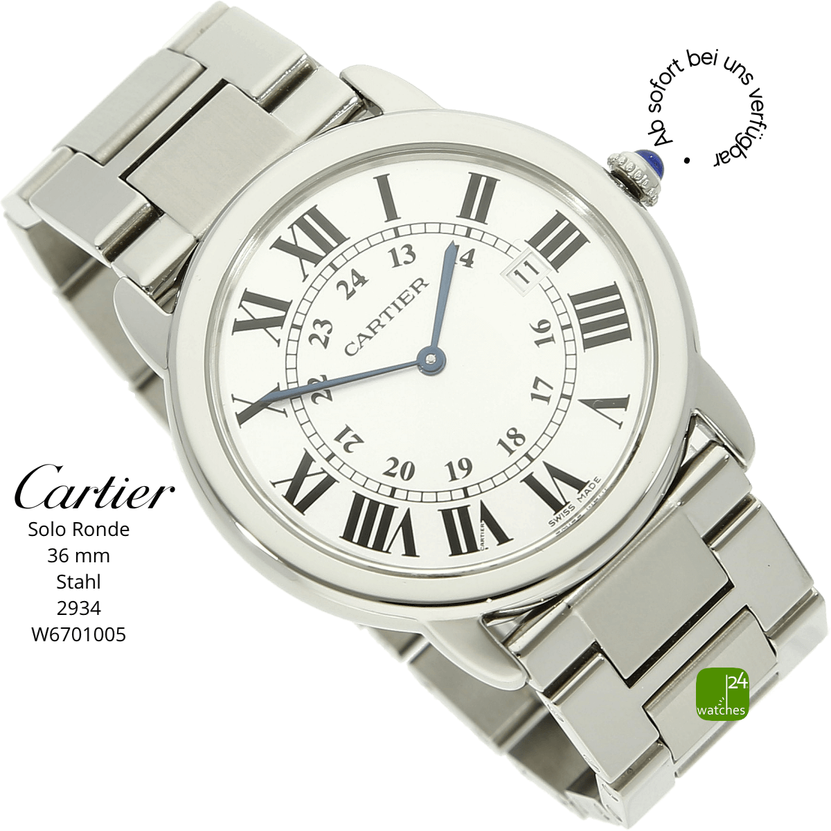 cartier-santos-ronde-2934-halb-liegend