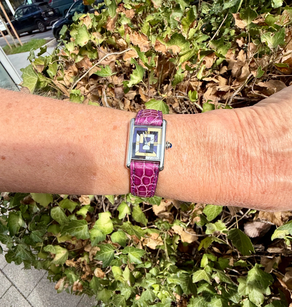 lim Cartier Tank must Art Deco 1614 am Arm 1 
