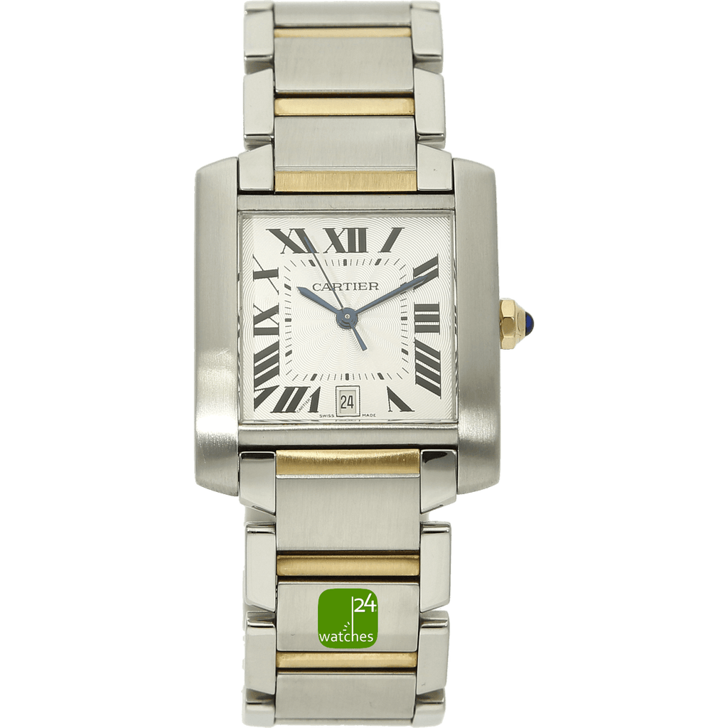 cartier uhr gebraucht tank francaise 3202 stehend
