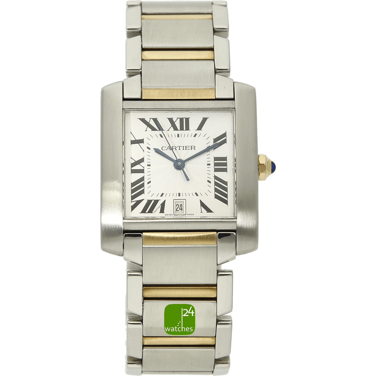 cartier uhr gebraucht tank francaise 3202 stehend