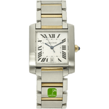 cartier uhr gebraucht tank francaise 3202 stehend