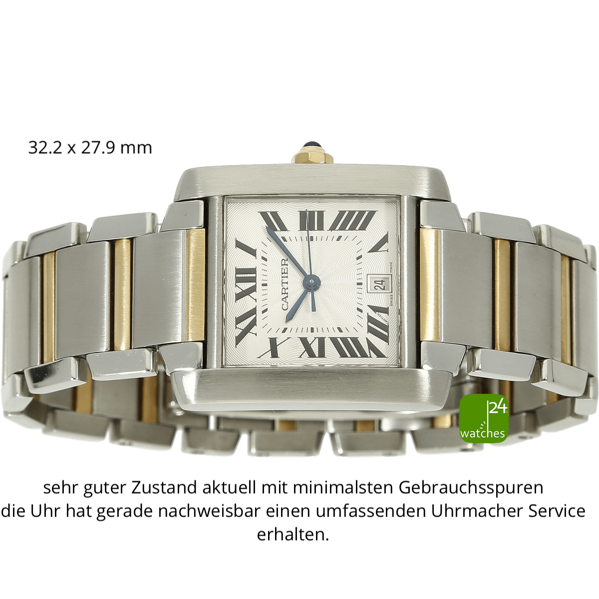 cartier uhr gebraucht tank francaise 3202 liegend