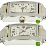cartier uhr gebraucht tank francaise 3202 gehaeuse links rechts
