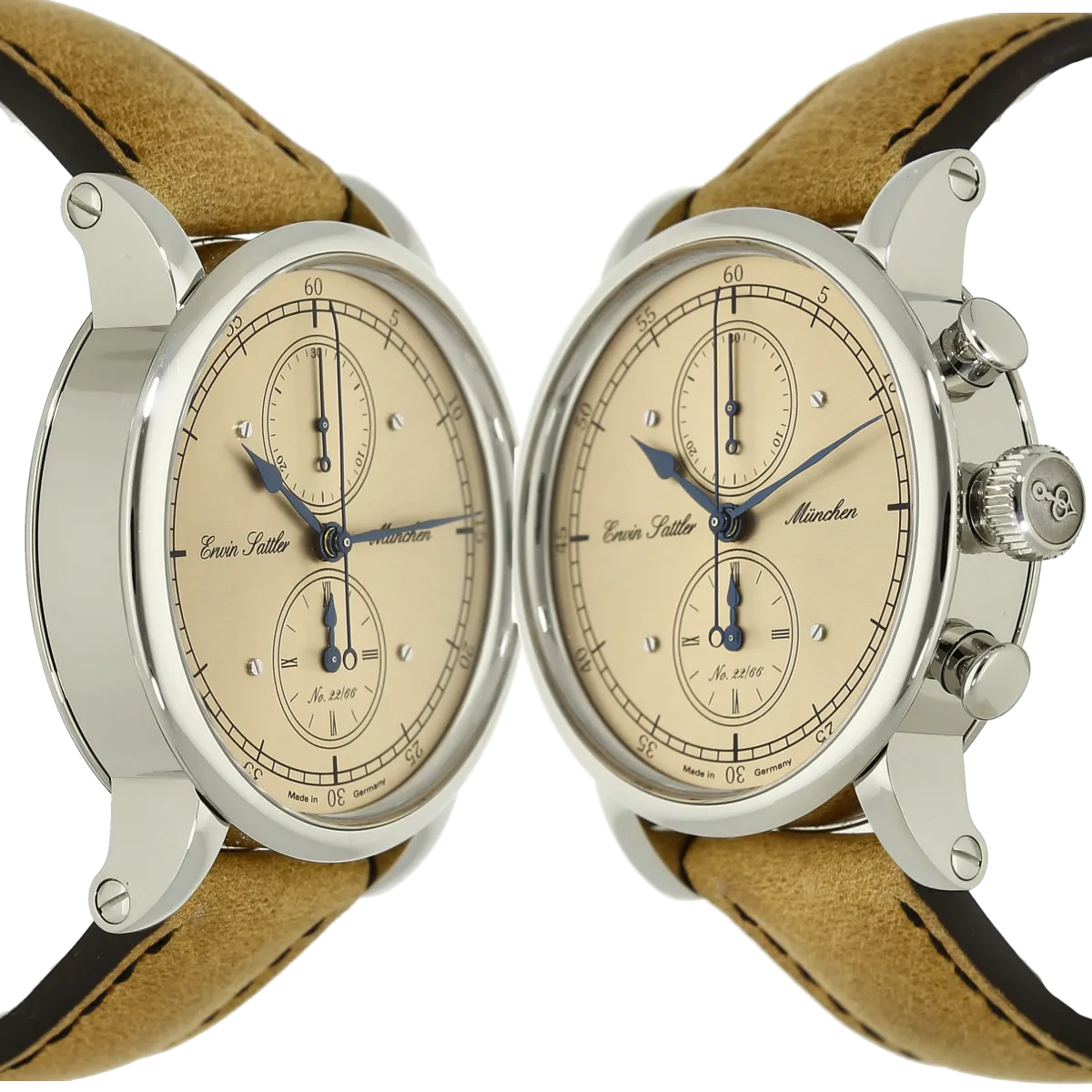 Erwin Sattler Chronograph 66 lim.Gehaeuse 3 9 