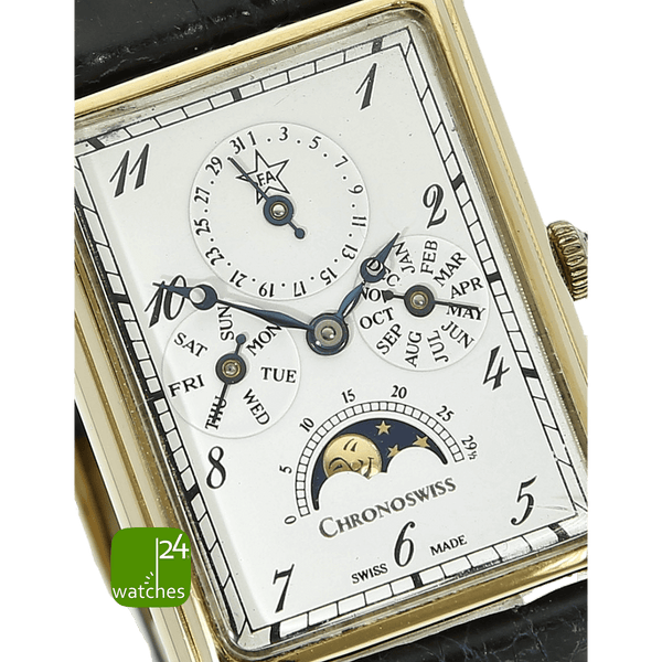 Chronoswiss Vollkalender Mond Zifferblatt