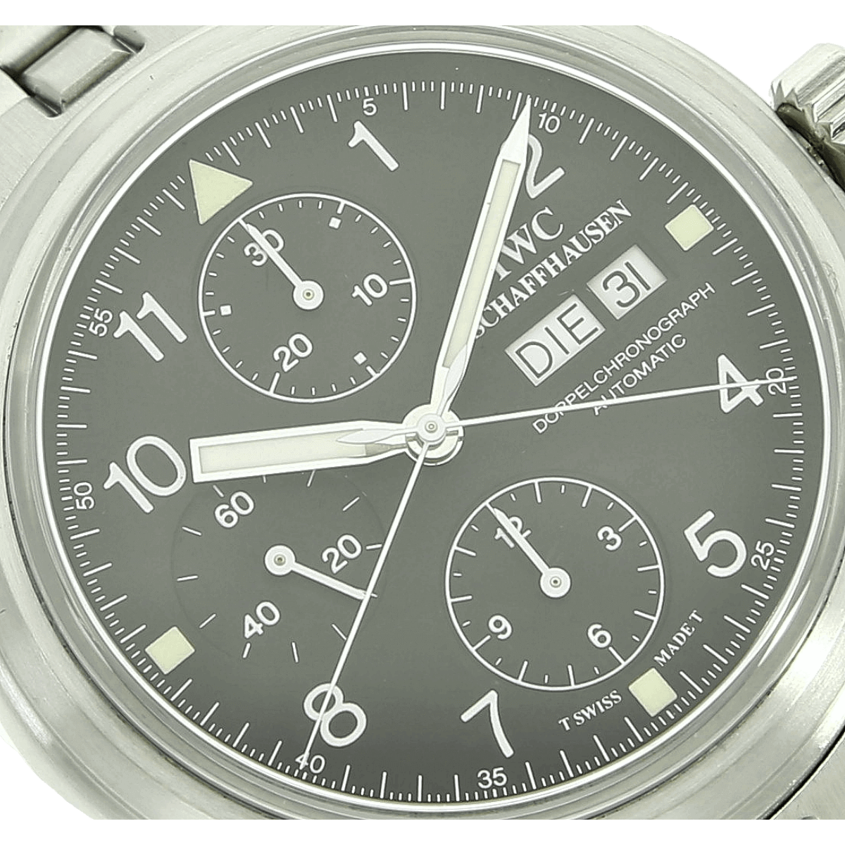 Doppelchronograph IWC 3711 Zifferblatt 