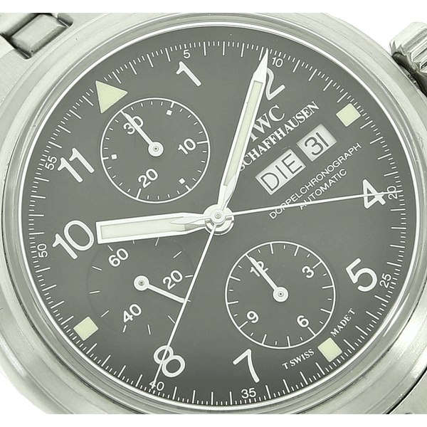 Doppelchronograph IWC 3711 Zifferblatt 