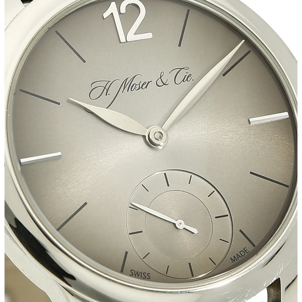  Moser Mayu ENDEAVOUR Fumé Zifferblatt mit Struktur 