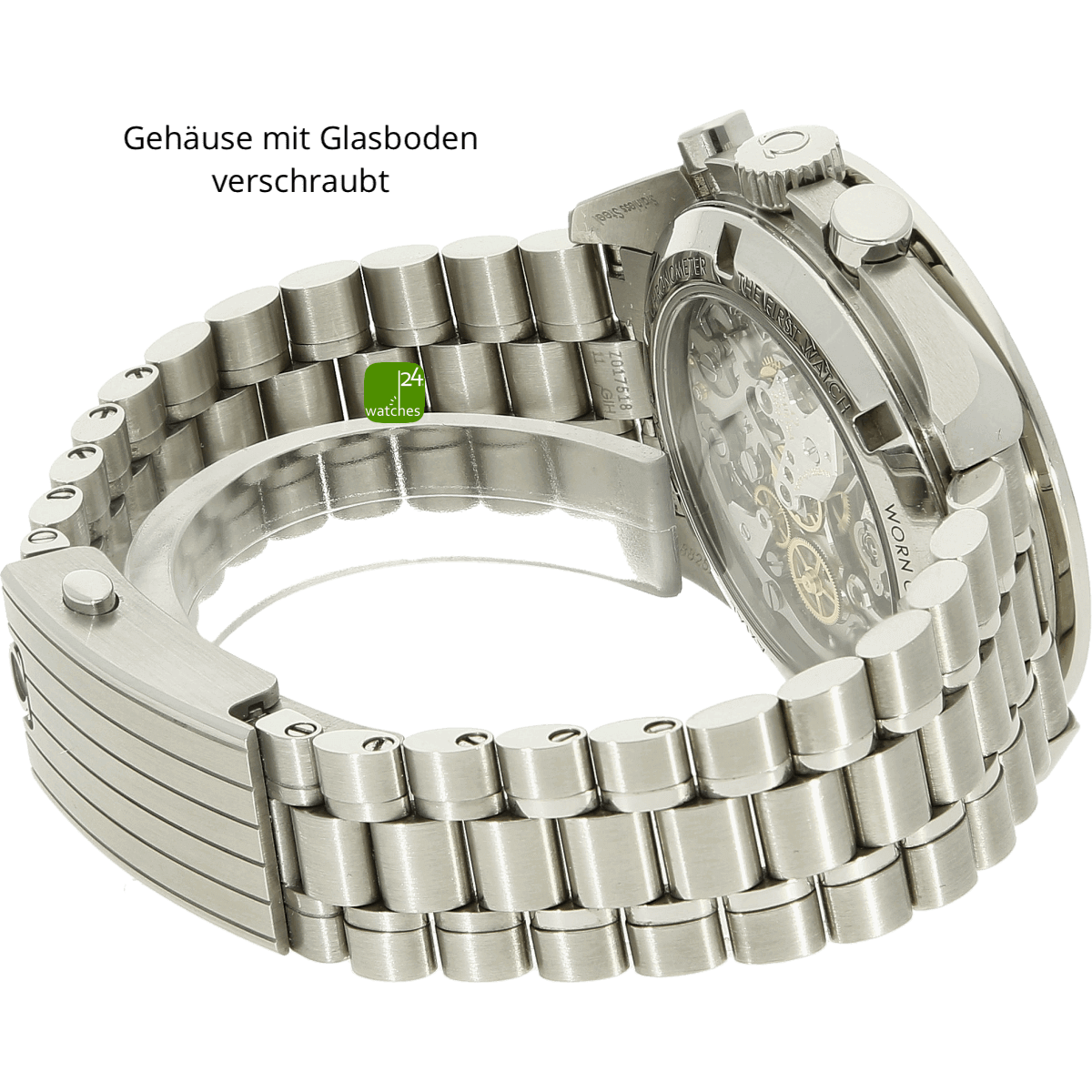 Omega Speedmaster white Armband rechts