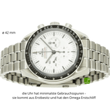 Omega Speedmaster white liegend