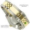 rolex datejust 41 stahl gold jubilee schliesse zu
