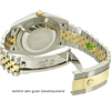 rolex datejust 41 stahl gold gebraucht jubilee schliesse offen