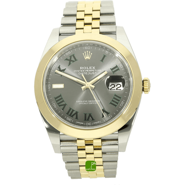 rolex datejust gebraucht 41 stahl gold jubilee stehend