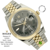 RolexDatejust gebraucht 41 stahl gold jubilee halb liegend