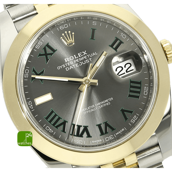 rolex datejust 41 stahl gold jubilee zifferblatt