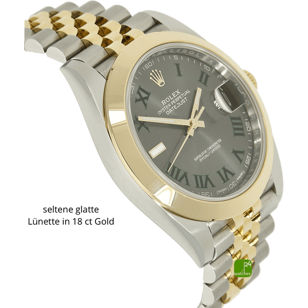 rolex datejust 41 stahl gold jubilee gehaeuse li