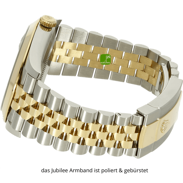 rolex datejust 41 stahl gold jubilee armband li