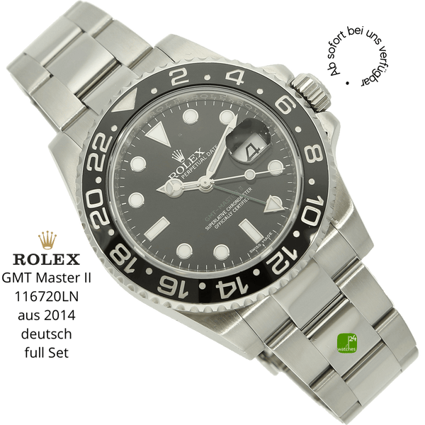 Rolex GMT Master 116710 halb liegend