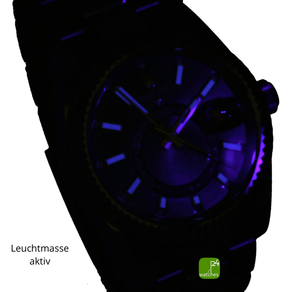 Relex Sky Dweller blue 326934 luminiert