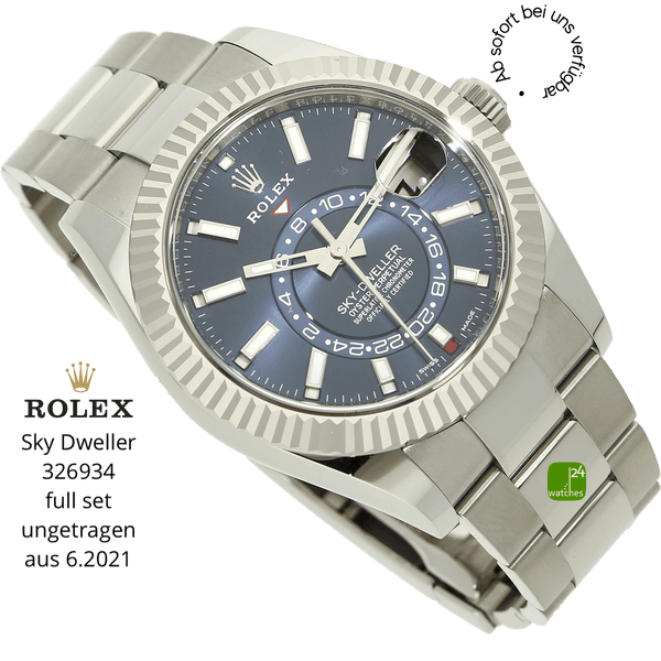 Relex Sky Dweller blue 326934 halb liegend