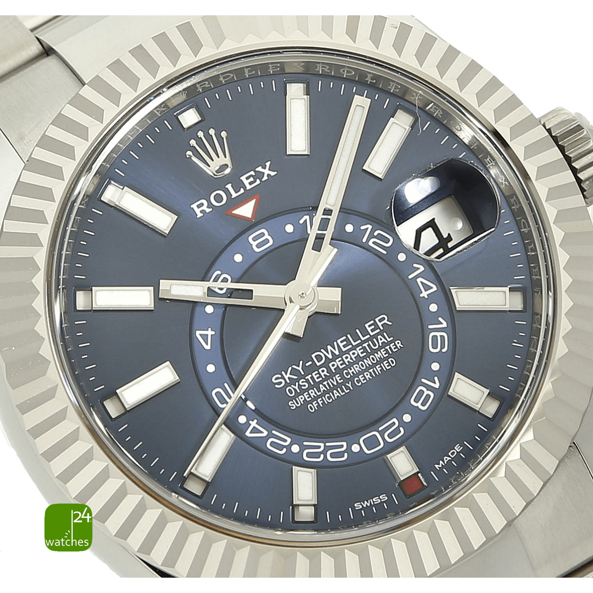 Relex Sky Dweller blue 326934 Zifferblatt